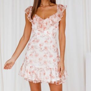 Floral mini dress